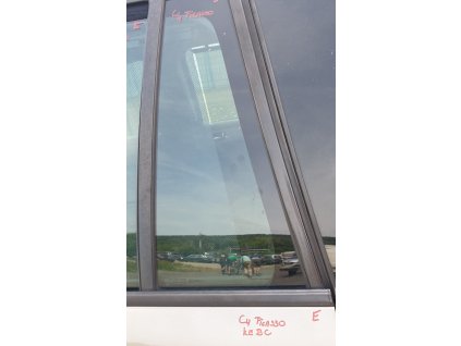 Zadní sklo levé nestahovací malé Citroen C4 Picasso  r.v.  2006-2013