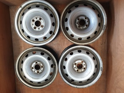 Sada 4 plechových disků 6Jx15  ET44 4 x 98 Peugeot Bipper/Citroën Nemo  1612857880
