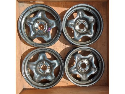 Sada 4 plechových disků 6Jx16H2 ET23  4x108 Peugeot Citroen