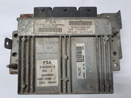 Řídící jednotka motoru PSA Sagem , 9645027280, 9644674980, 21646654-0 Citroen Peugeot