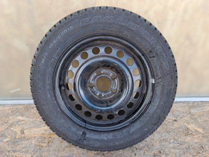 GOOD YEAR EAGLE ULTRA GRIP 195/65 R15 s diskem 5x105 6Jx15 ET49, nové, pneu zimní
