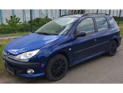 Peugeot 206 SW 2006, 1.4 benzín, barva KPL