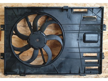 Ventilátor chladiče s motorem Volkswagen Transporter/Caravelle T5 2.0 TDI DRF 8091262/1,7E0121201M, 1K0959455FB, ZSB7E0121205