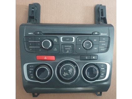 Panel ovládání navigace a topení Citroen C4 II 9666027477