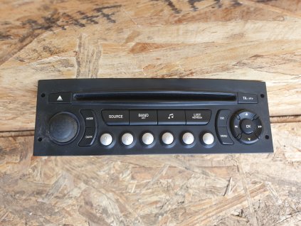 Rádio CD  Peugeot 207 SIEMENS VDO RD4 VDA PVF60114865 96639628X6T00