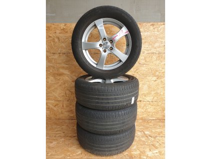 Kompletní sada 4 ks alu kol 7Jx17H2 ET48 5x108 KBA47783 pneu 4xFALKEN ZE310 235/55 17 103V