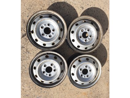 Sada 4  plechových disků 16 5x130 ET68 6Jx16H2 Fiat Ducato  Peugeot Boxer  Citroën Jumper