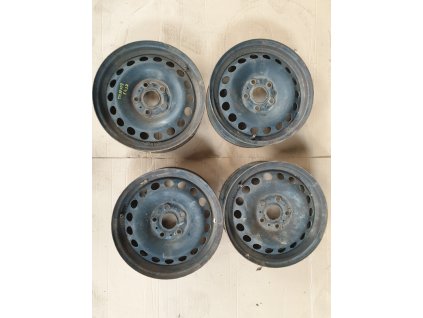 Sada 4 plechových disků 15 6Jx15H2 ET43 5x114,3