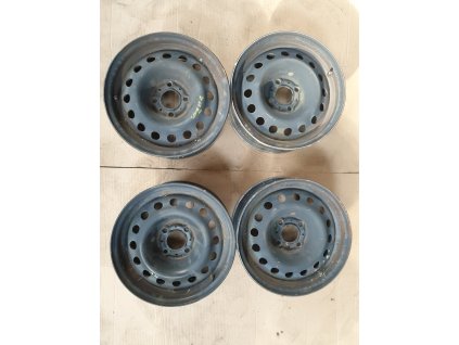 Sada 4 plechových odlehčených ALU disků 15 ET18 6Jx15H2 4x108