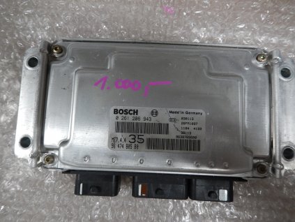 Řídící jednotka motoru 1.6 i Peugeot 206, 307 č. 9647480580, 0261206943