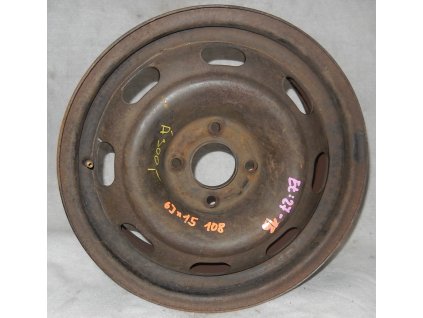 Sada 4 plechových disků 6Jx15" 4x108 ET27