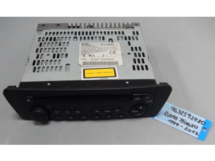 Rádio CD Citroen Xsara Picasso 9632592480 PU2295A