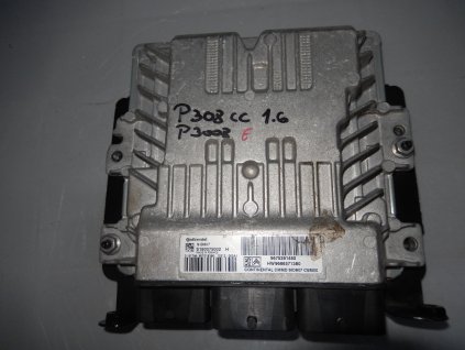Řídící jednotka motoru 1.6 Peugeot 308, 3008 SID 807 č. 9675391480  S180075002   HW 9666571380