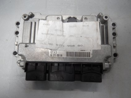Řídící jednotka motoru 1.6 HDi Citroen C4 č. 9644692380   9657595880