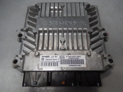 Řídící jednotka motoru 2.0 HDi Peugeot 407 č. 5WS40167F-T    9656412980      SID803