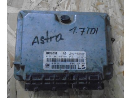 Řídící jednotka motoru Bosch 1.7 TDL Opel Astra II   0281001670   90589736