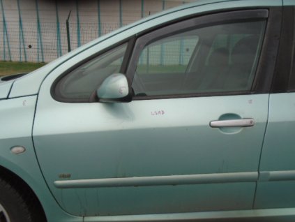 Dveře přední levé holé Peugeot 307 SW Sport  barva LQAD