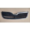 Přední mřížka - grill - atrapa - maska s chromem, Škoda Superb II 3T0 lift 3T0853668B XU9