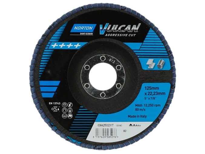 Vulcan, lamelovy kotuc, z60, 125mm