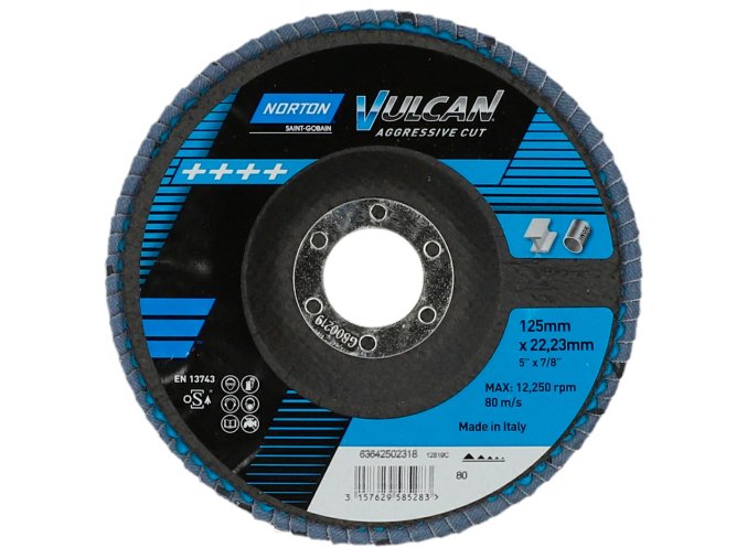 Vulcan, lamelovy kotuc, z80, 125mm