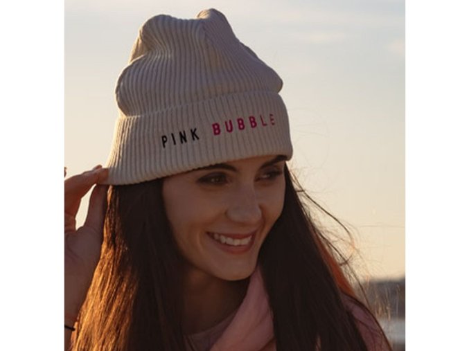 Kulich "Pink Bubble" smetanový