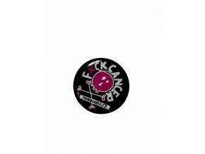 Placka - button "Fxck Cancer" černý