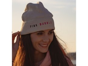 Kulich "Pink Bubble" smetanový