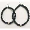Spirit beads pink bubble naramek onyx