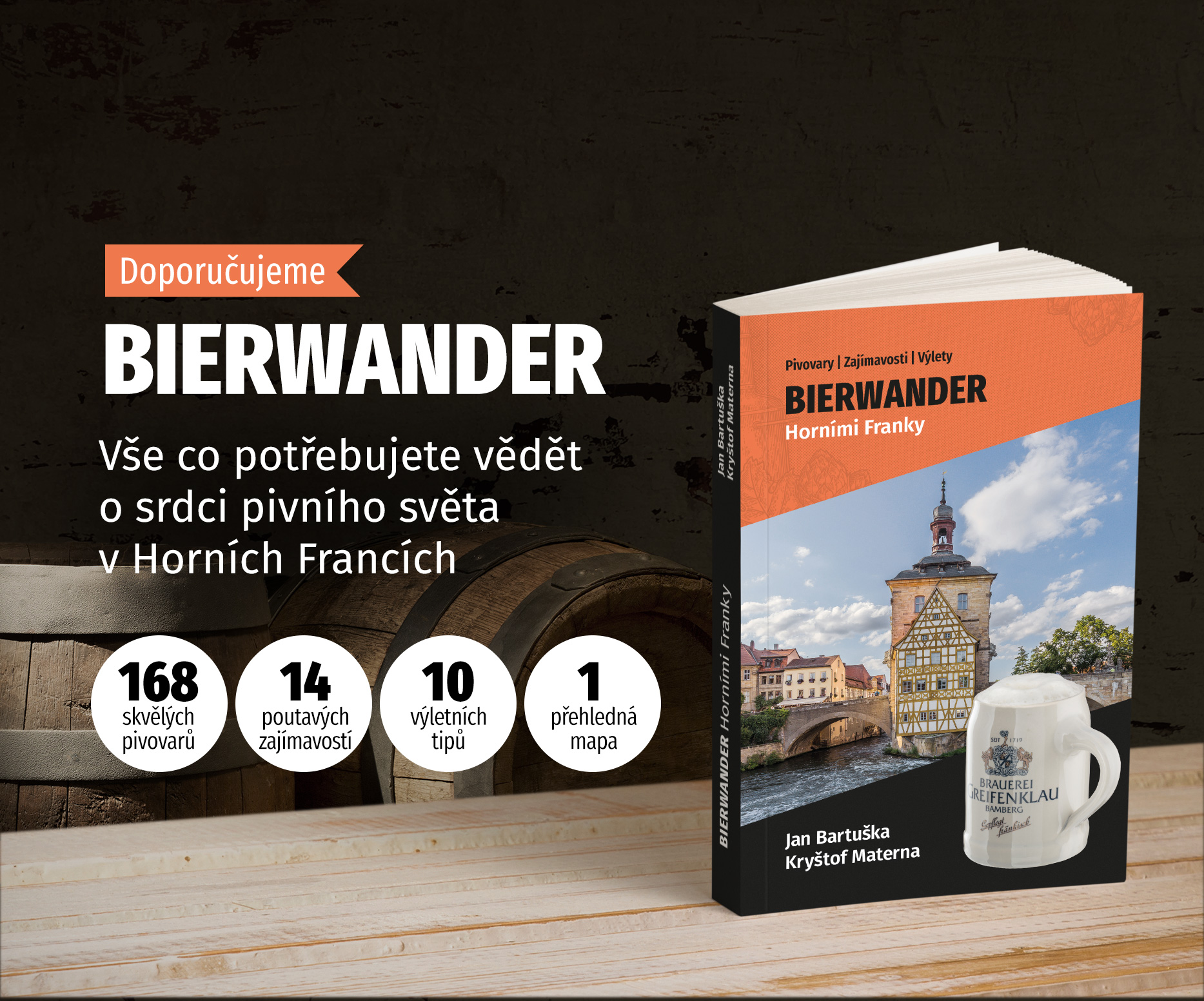 Bierwander - Průvodce po pivovarech bavorského regionu Horní Franky