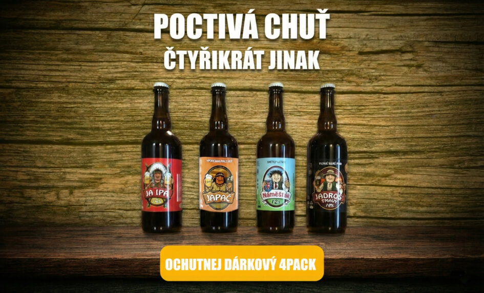 Dárkový 4pack piv