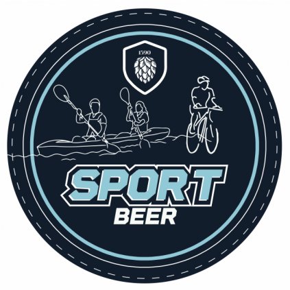 Pivovar Rozmberk Sport Beer tacek Lic