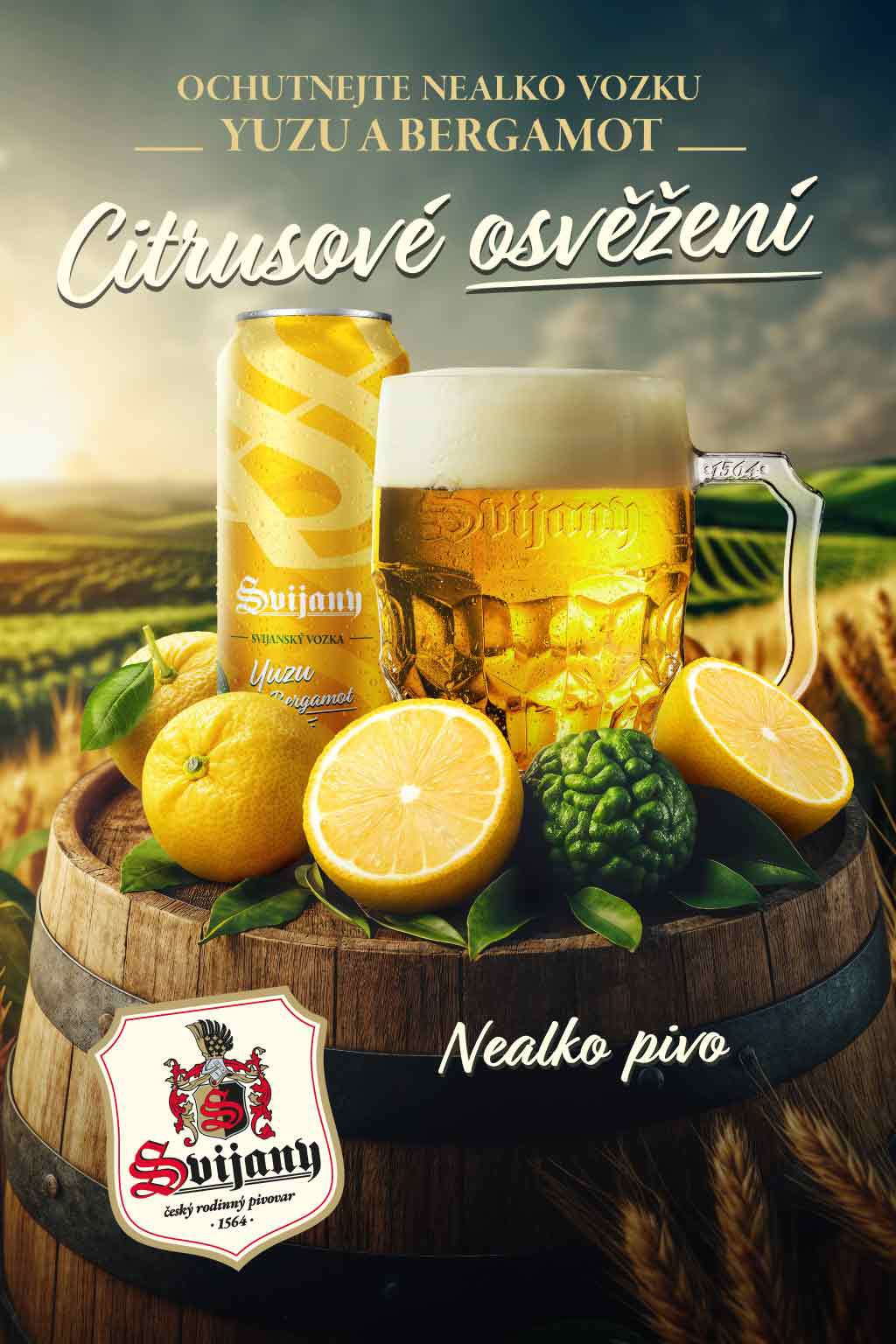 Chuť piva bez kompromisů – Svijanský Vozka a další nealko osvěžení ze Svijan