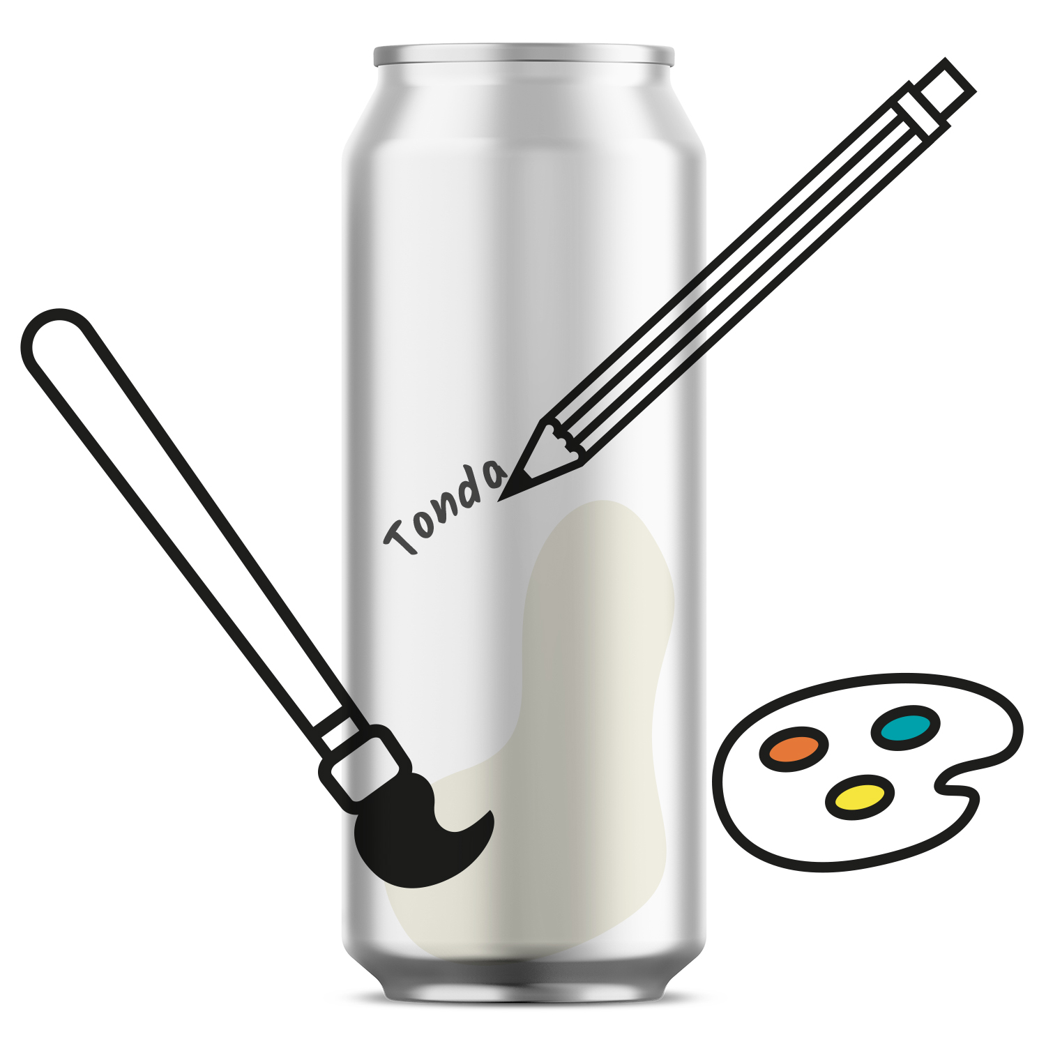 Pivo v plechovce s tvým vlastním potiskem