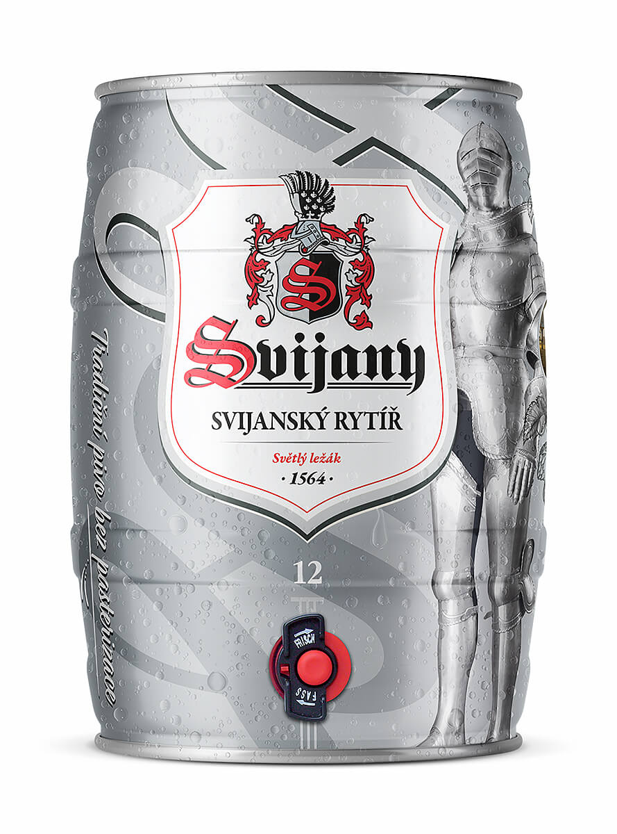 Soudek piva 5l Svijanský Rytíř 12 %