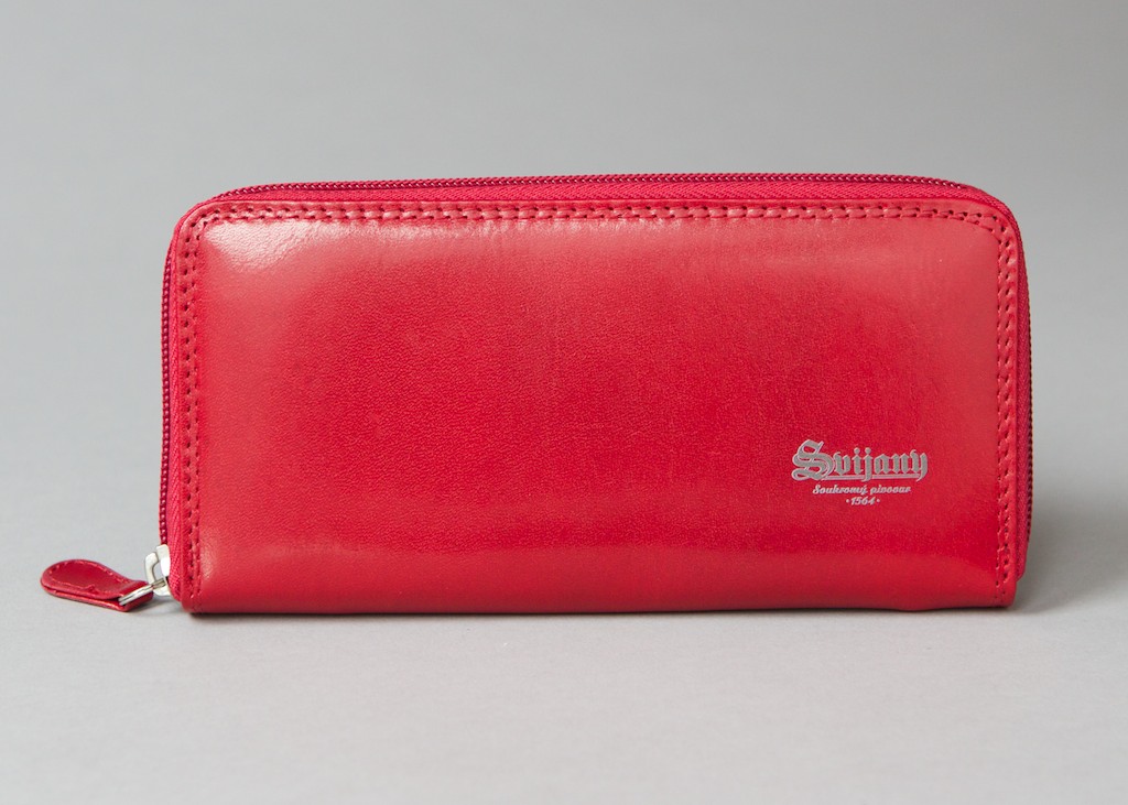 Peněženka dámská barva červená