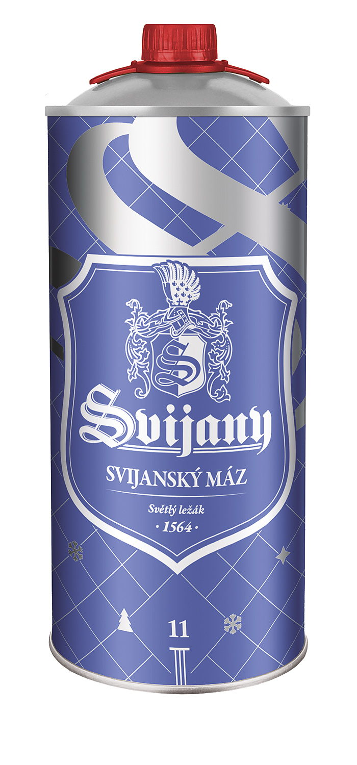 Plechovka piva 2l Svijanský Máz 11%