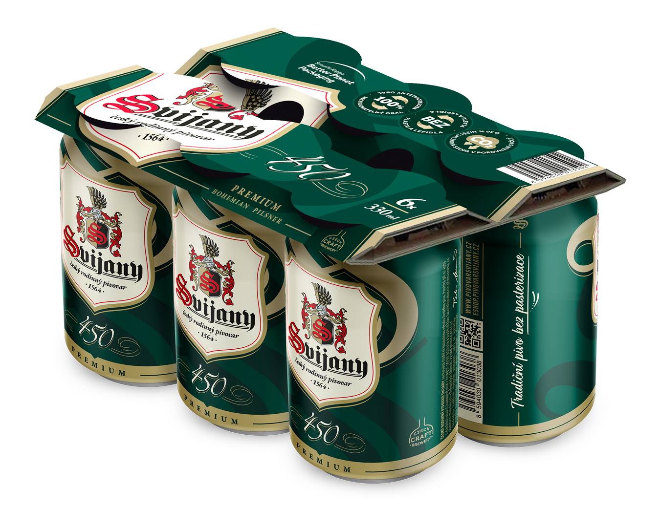 Svijany 450 TopClip 0,33l