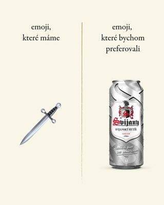 Co myslíte, byly by takovéto emoji lepší než ty, co máme? Za nás rozhodně ano! 🍺