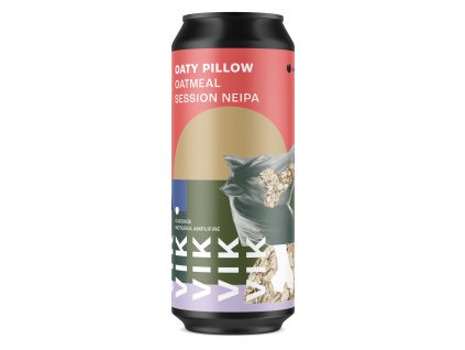 VIK OatyPillow mockup single white