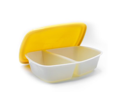 NonOilen® - closable food box, container,divided, 1150ml