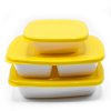 NonOilen® - Three-piece set of closable food boxes