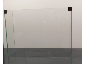 ochranná přepážka z bezpečnostního skla