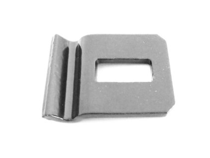 Příchytka panelu - motýlek koncový (Barva Černá / Antracit)