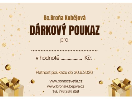 Dárkový poukaz (2)