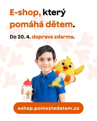 🐥 Pomáhejte s Kuřetem stylově V Kuřecím e-shopu Pomozte dětem najdete produkty, které dělají radost a zároveň pomáhají...