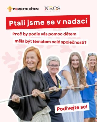 Jak pomoc dětem vnímají lidé, kteří se s jejich příběhy setkávají každý den? 💛 Zeptali jsme se v nadaci na jednu...