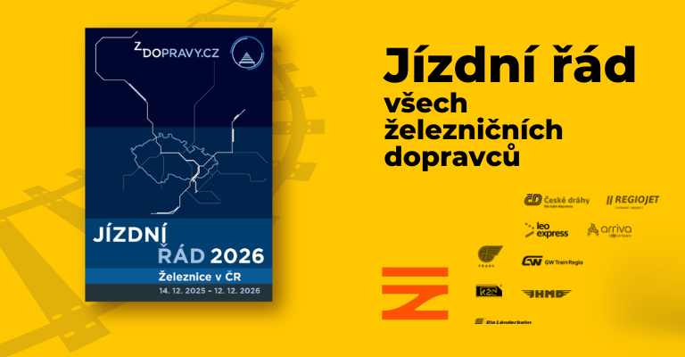 Jízdní řád všech dopravců 2026