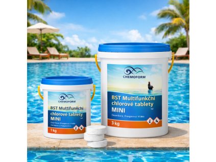 BST Multifunkční chlorové tablety MINI