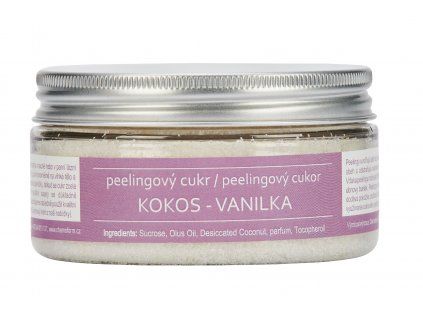 Peelingový cukr Kokos - vanilka 225g