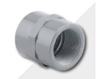 Nátrubek d50/63 x 1 1/2" vnitřní závit  d50/63 x 1 1/2" int.